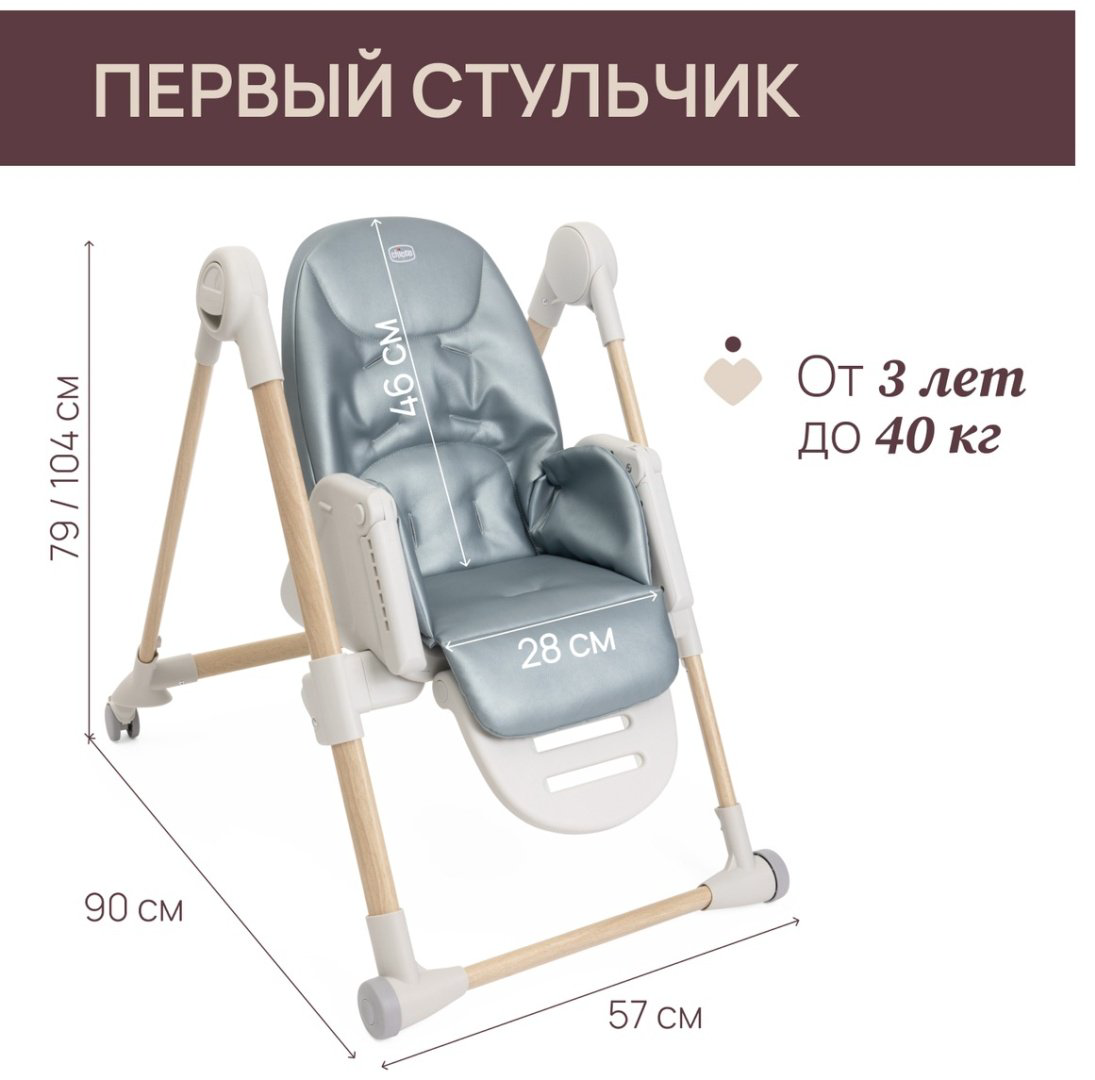 Chicco 07087140600000 серый купить,99990