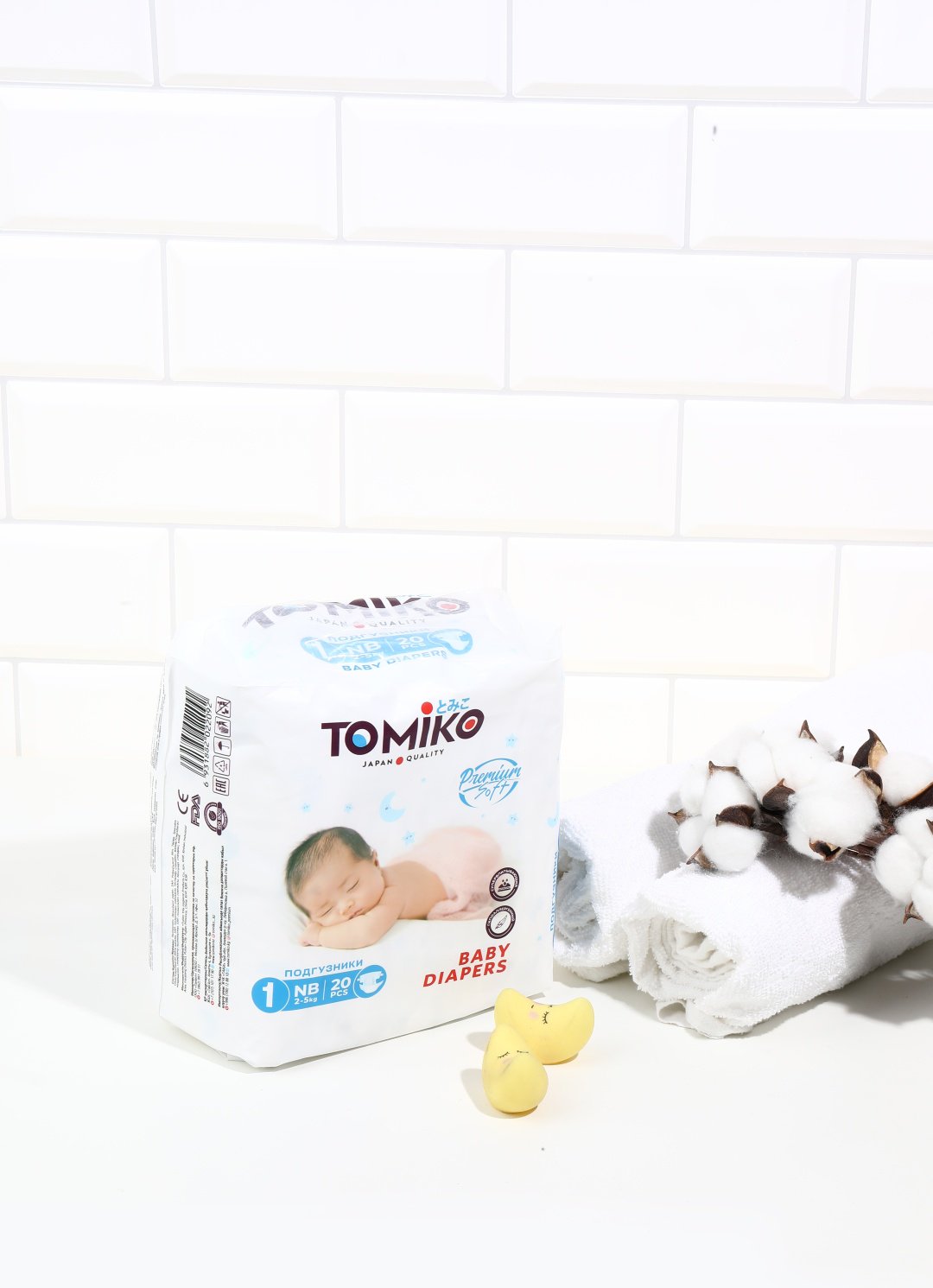 Подгузники Tomiko 1, 20 шт