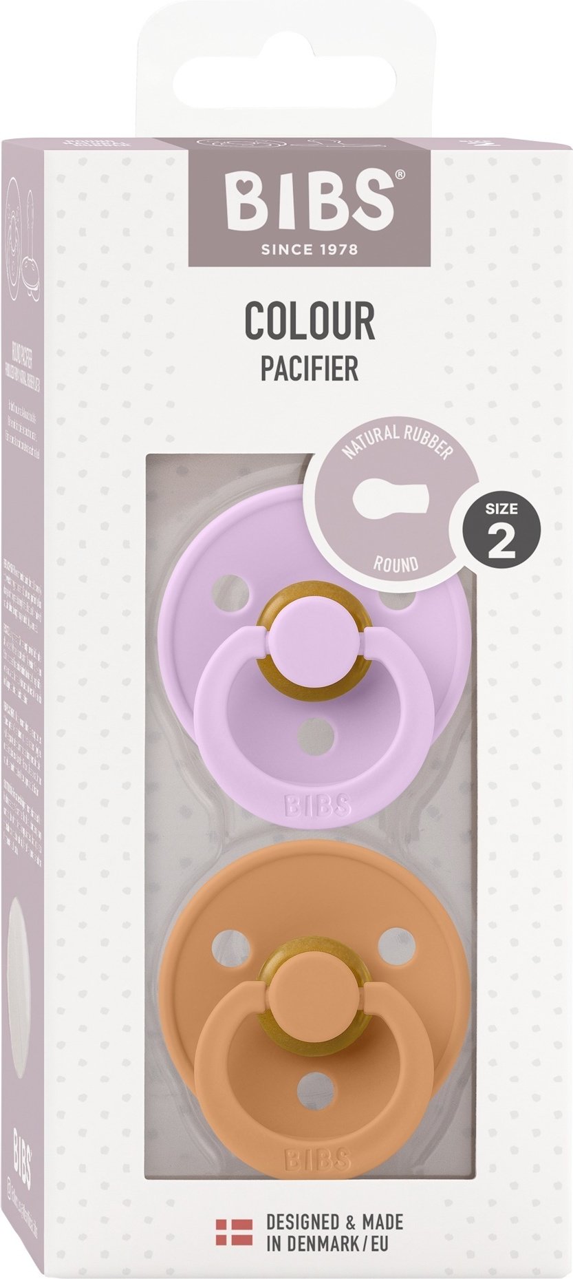 Набор пустышек BIBS Colour Violet Sky/Pumpkin 6&#43; месяцев купить,0