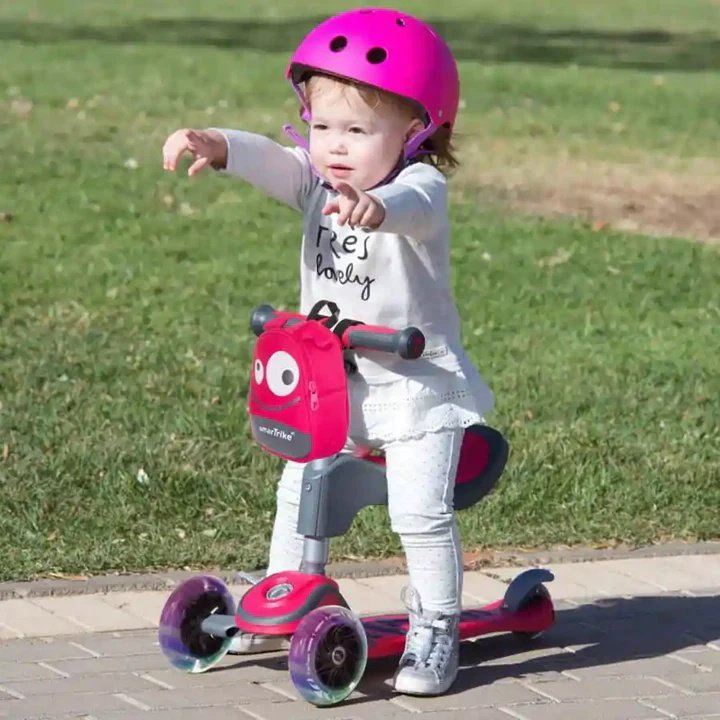 Самокат SmarTrike Scooter T1 Pink розовый купить,NaN