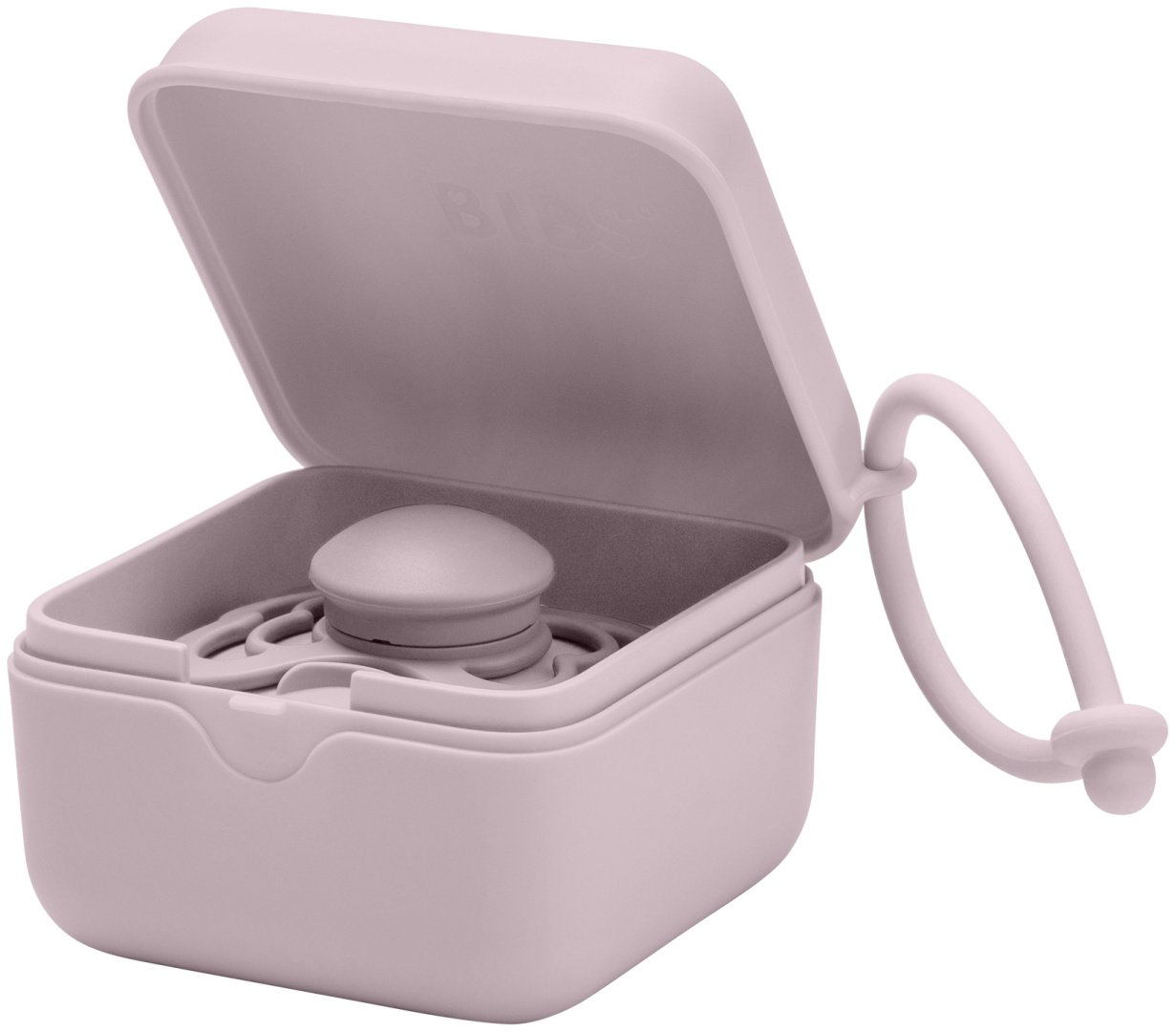 BIBS Футляр для пустышек Pacifier Box Dusky Lilac купить,10290