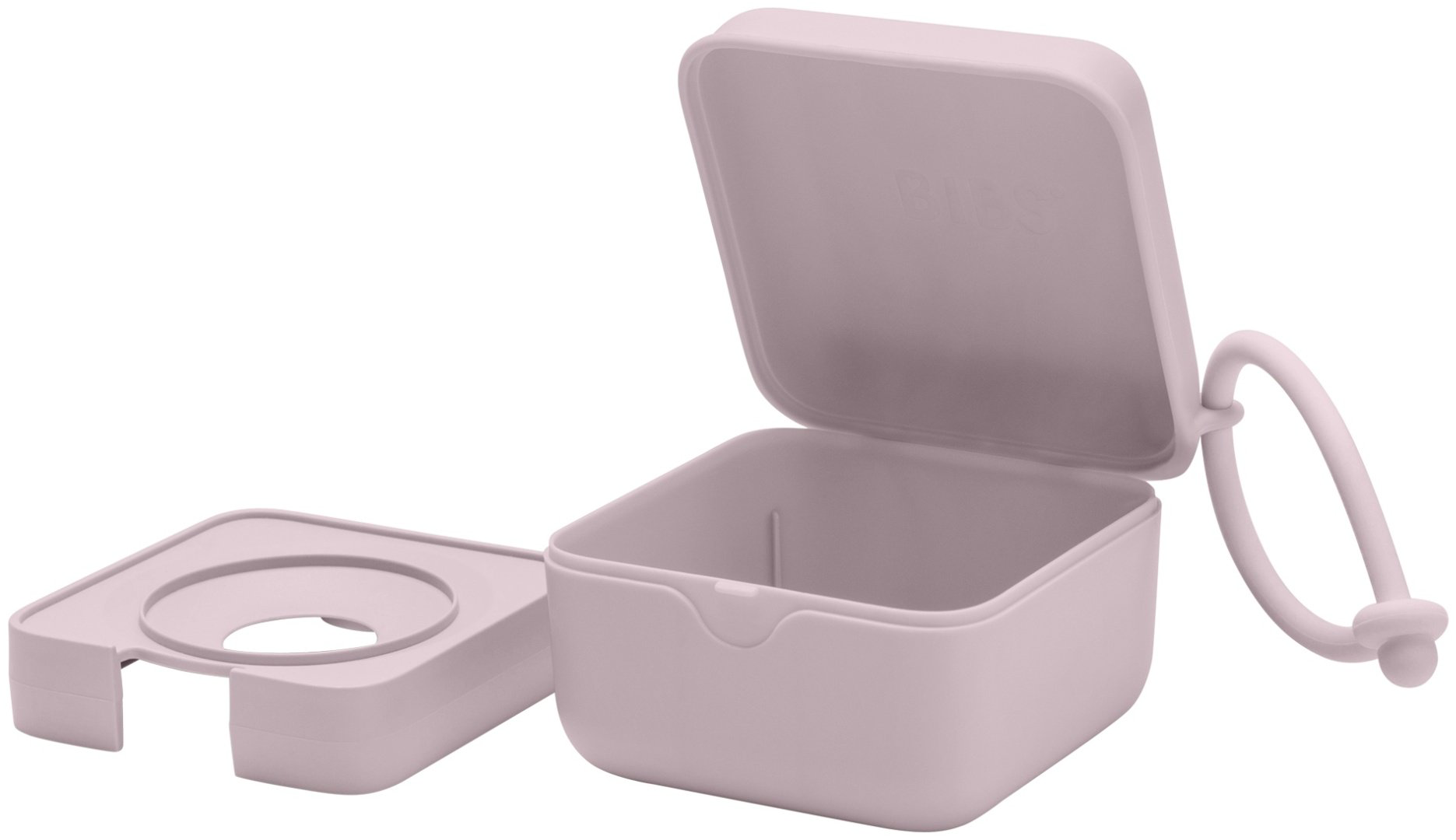BIBS Футляр для пустышек Pacifier Box Dusky Lilac купить,10290