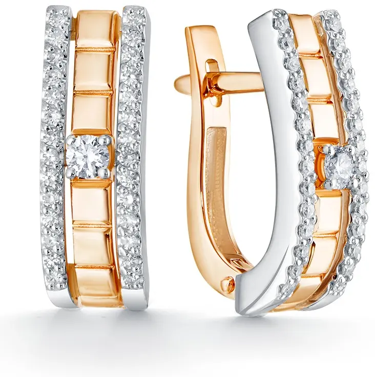 Серьги Leto 1324-21202 вес 4.41 г золото, бриллиант - ForteMarket Серьги Leto 1324-21202 вес 4.41 г золото, бриллиант купить,NaN