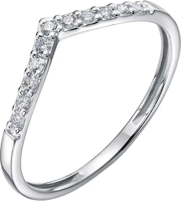 Кольцо BUBLIK JEWELRY BR1000801010W размер 16.5 вес 0.93 г золото, бриллиант выращенный купить,230500