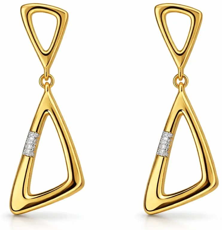 Серьги Gold Reserve 20489-10-20П вес 2.75 г золото, фианит купить,220000
