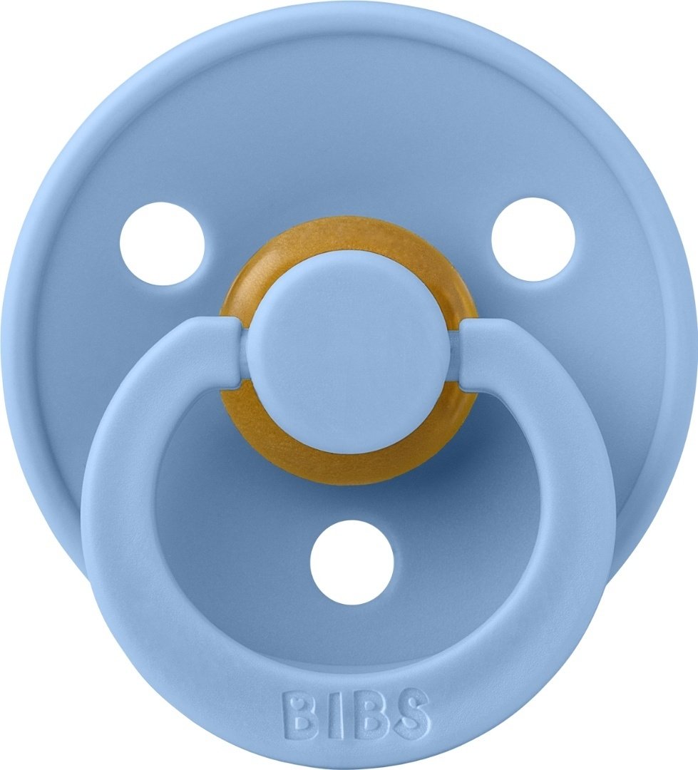 Пустышка BIBS Colour Sky Blue 6&#43; месяцев, 1 шт, голубой