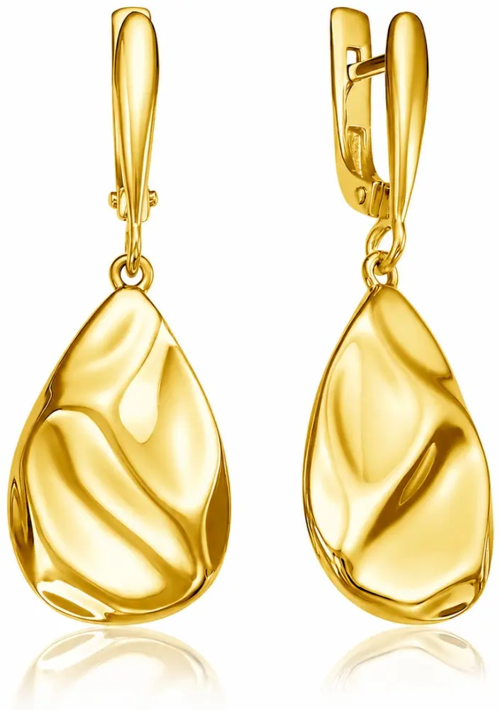 Серьги Tiamo л2-1893 вес 3.74 г золото, без вставок купить,336600