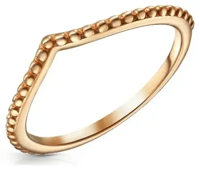 Veronika jewelry factory К100-2723_16.0 размер 16 вес 1.13 г золото, без вставок купить,90400