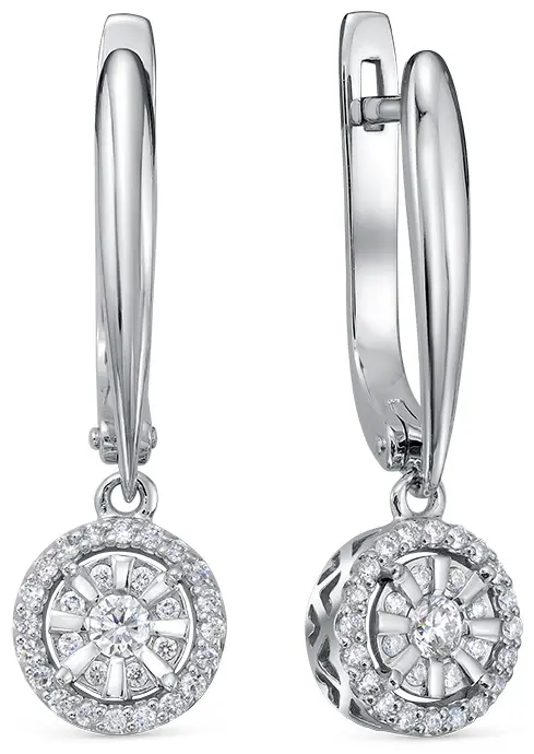 Серьги Trilliant 20140-20-00 вес 4.37 г золото, бриллиант - ForteMarket Серьги Trilliant 20140-20-00 вес 4.37 г золото, бриллиант купить,921150