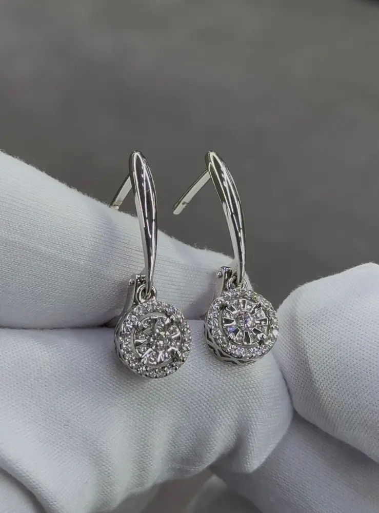 Серьги Trilliant 20140-20-00 вес 4.37 г золото, бриллиант - ForteMarket Серьги Trilliant 20140-20-00 вес 4.37 г золото, бриллиант купить,921150