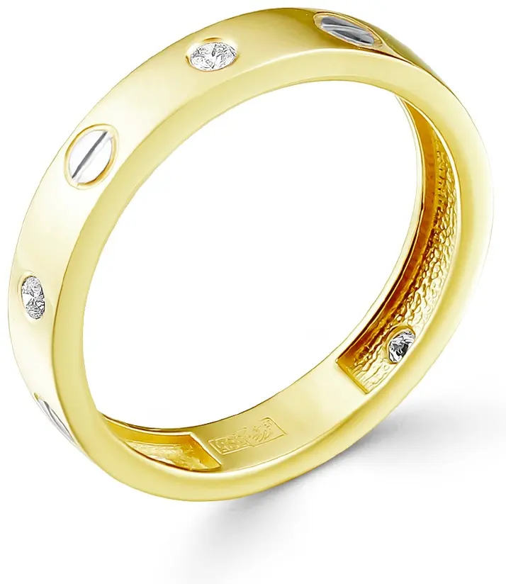 PRESTIGE JEWELRY К-178-03 размер 17.5 вес 2.8 г золото, бриллиант купить,NaN