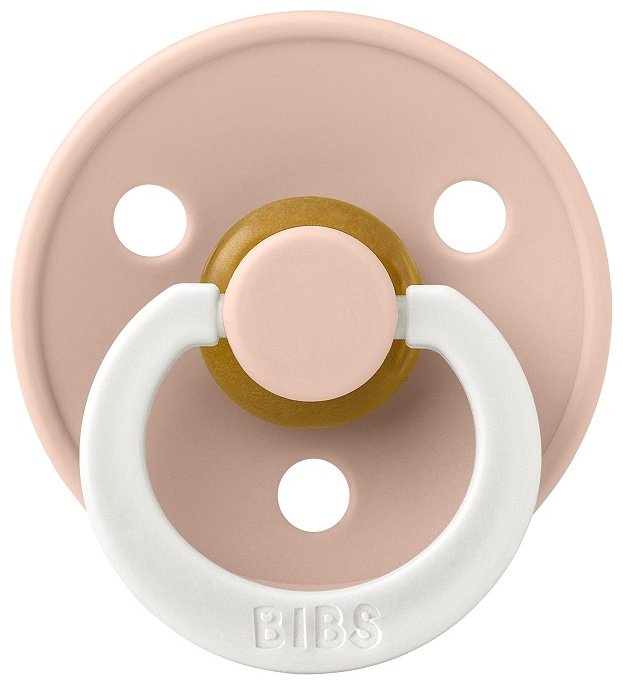 Пустышка ночная BIBS Colour Blush Glow 6-18 месяцев