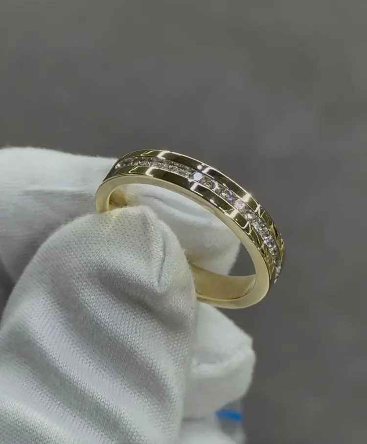 ЛЕТО 689-1300_17.5 размер 17.5 вес 3.8 г золото, бриллиант купить,NaN
