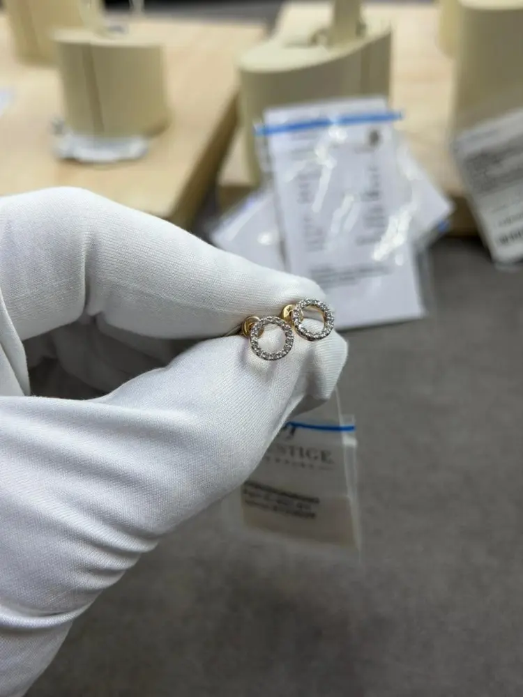 Пусеты PRESTIGE JEWELRY С-231-01 вес 1.5 г золото, бриллиант - ForteMarket Пусеты PRESTIGE JEWELRY С-231-01 вес 1.5 г золото, бриллиант купить,306650