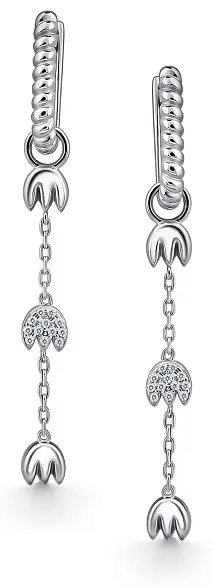 Серьги АЛЬКОР 02-4945_00КЦ-00 вес 3.9 г серебро, фианит купить,44560