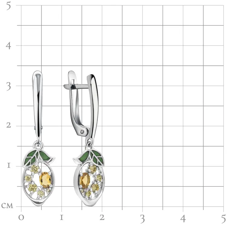 Серьги TALANT 14-79-0005-17141 вес 3.1 г серебро, фианит купить,27200