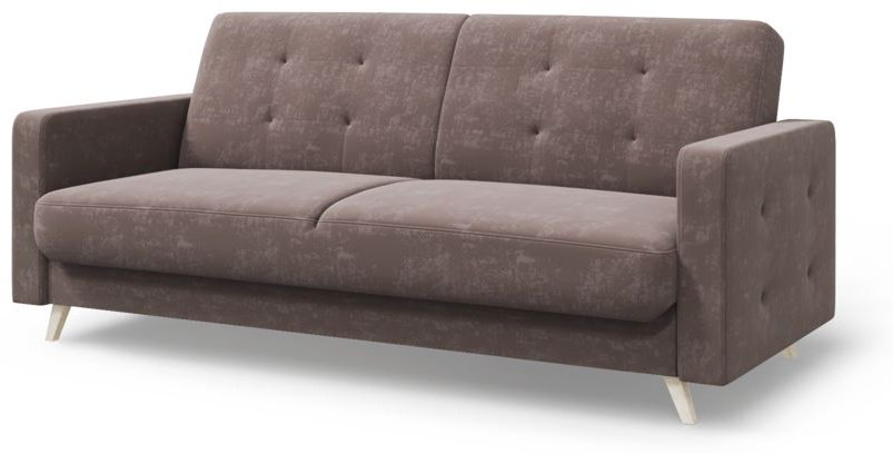 Диван MLK Памир, 225х96 см, обивка ткань, коричневый купить,NaN