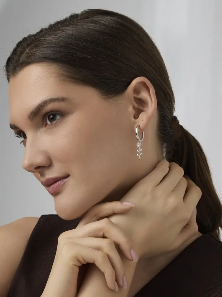 Серьги АЛЬКОР 02-4946_00КЦ-00 вес 5.5 г серебро, фианит купить,37240