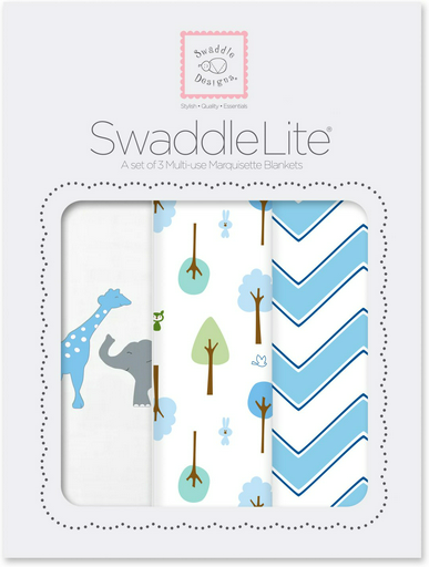 Пеленка текстильная Swaddle Designs SwaddleLite SDP-476BCC, 3 шт, 120x120 см