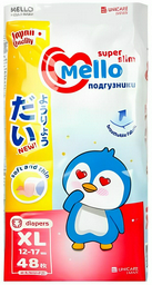 Подгузники Mello Ультратонкие XL, 48 шт