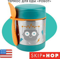 Термокружка SKIP HOP , металл, зеленый