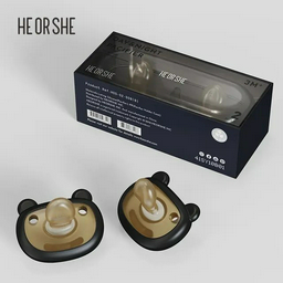Пустышка HEORSHE 6301289193518, 2 шт, черный