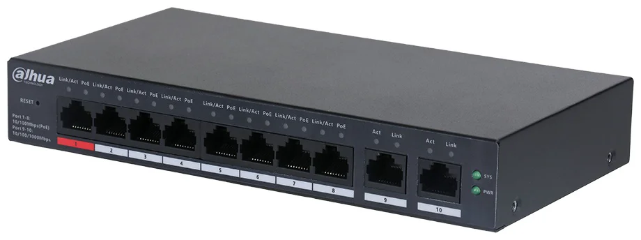 Коммутатор Dahua DH-CS4010-8ET2GT-110