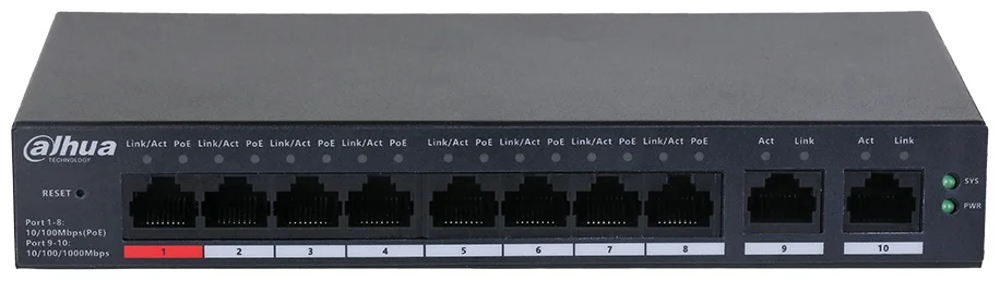 Коммутатор Dahua DH-CS4010-8ET2GT-110