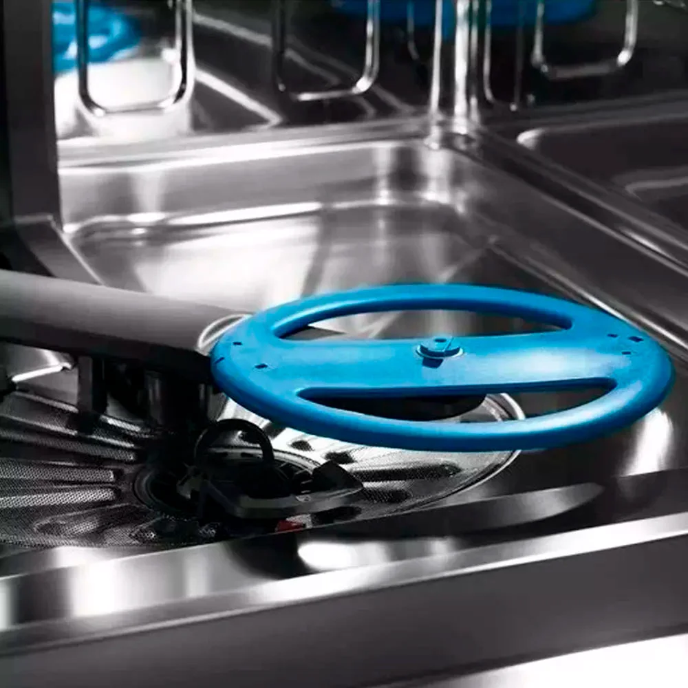 Встраиваемая посудомоечная машина Electrolux EES 48200 L белая + таблетки FinishQuantum 55  купить,NaN