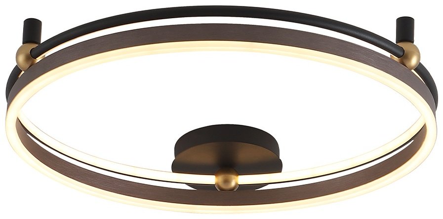 Светильник потолочный Crystal Lux LED 72 Вт черный, золотистый, белый купить,NaN