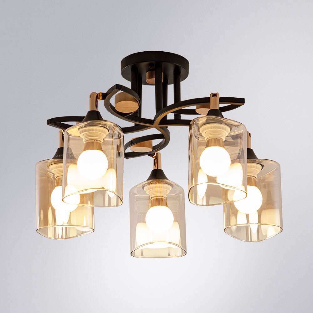 Люстра потолочная Arte Lamp E27, кол-во ламп: 5 шт купить,NaN