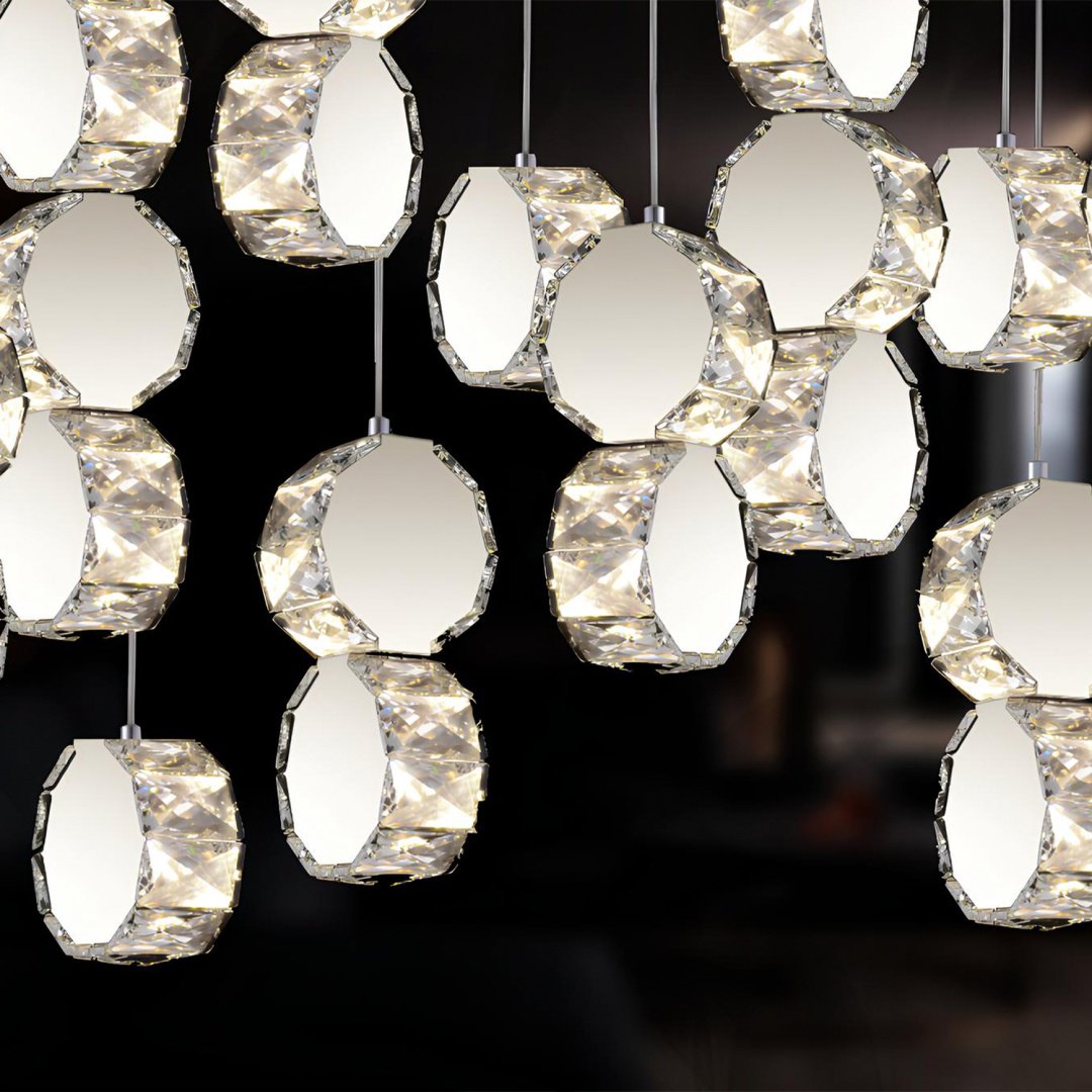 Люстра подвесная Crystal Lux LED, кол-во ламп: 1 шт купить,NaN