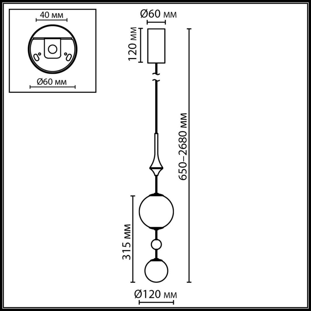 Люстра подвесная Odeon Light LED, кол-во ламп: 1 шт купить,NaN