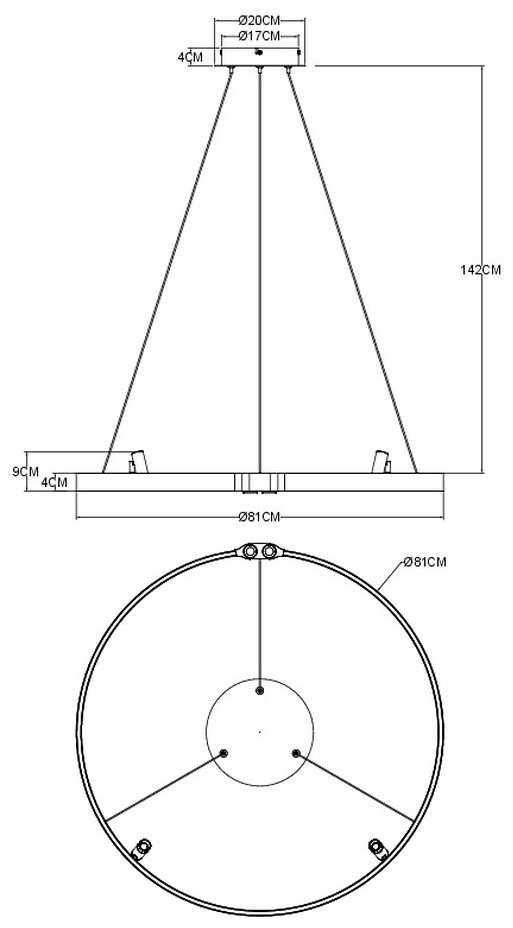 Люстра подвесная Arte Lamp LED, кол-во ламп: 1 шт купить,NaN
