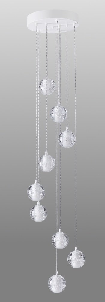 Люстра подвесная Crystal Lux G9, кол-во ламп: 9 шт купить,NaN