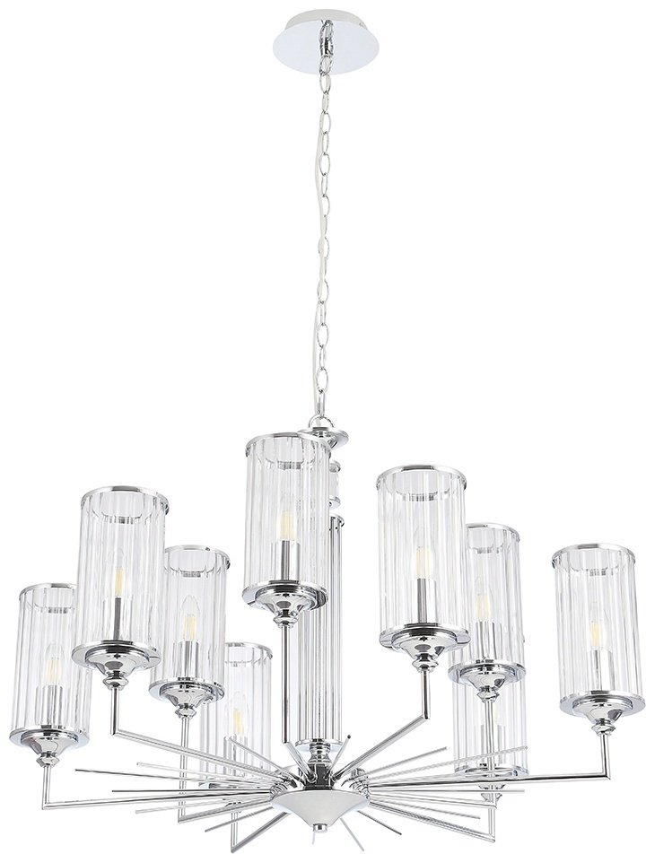Люстра подвесная Crystal Lux Е14, кол-во ламп: 9 шт купить,NaN