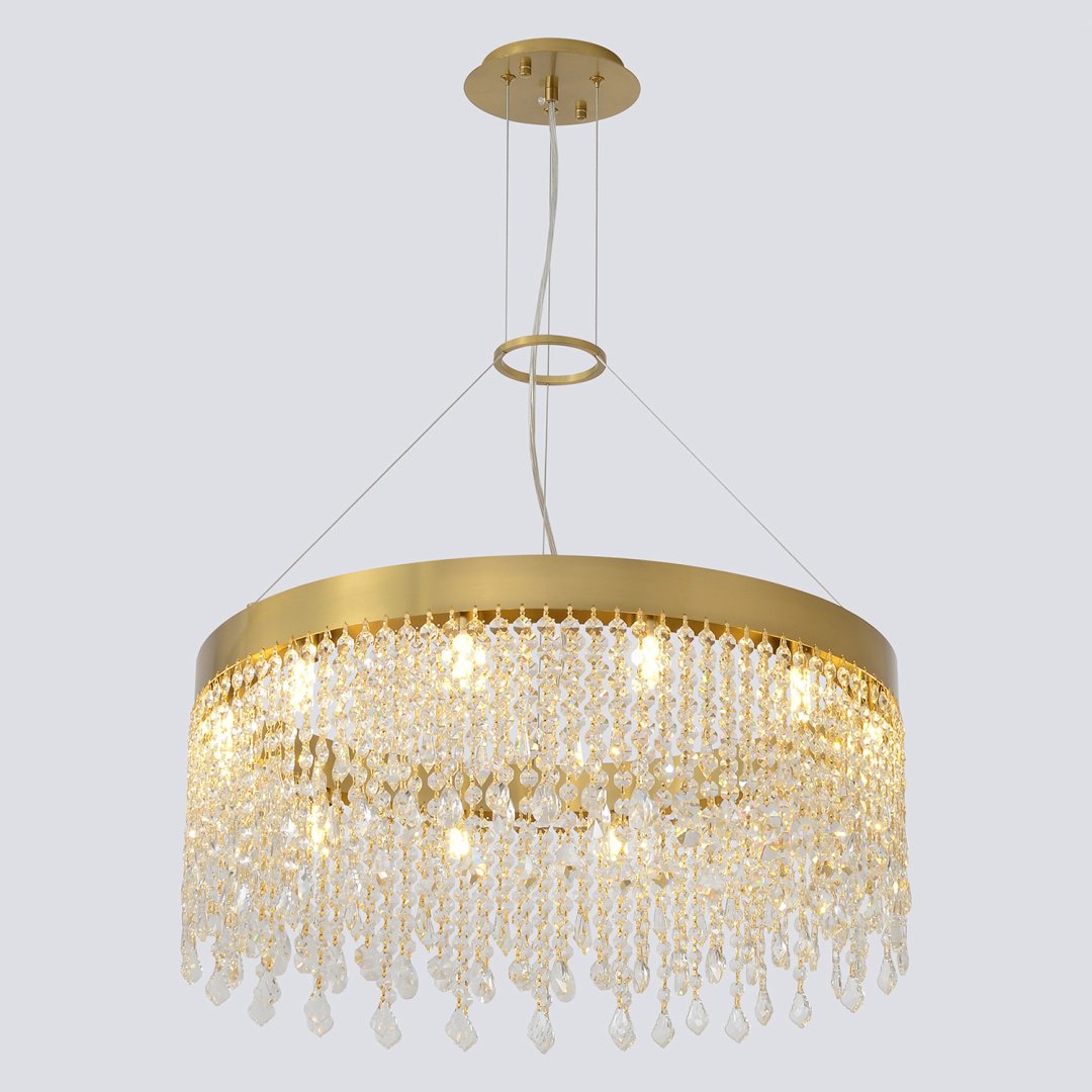 Люстра подвесная Crystal Lux E14, кол-во ламп: 12 шт купить,NaN