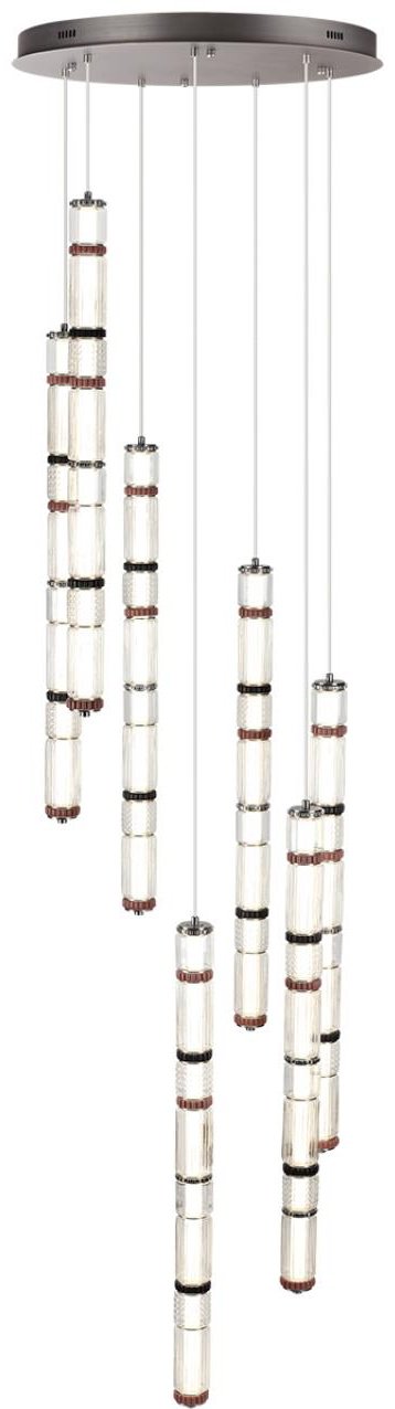 Люстра подвесная Odeon Light LED, кол-во ламп: 7 шт купить,NaN