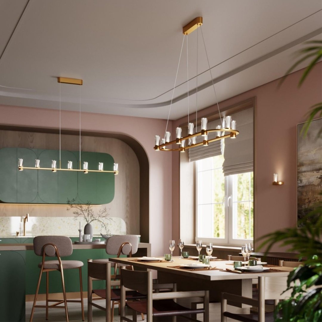 Люстра подвесная Odeon Light LED, кол-во ламп: 7 шт купить,NaN
