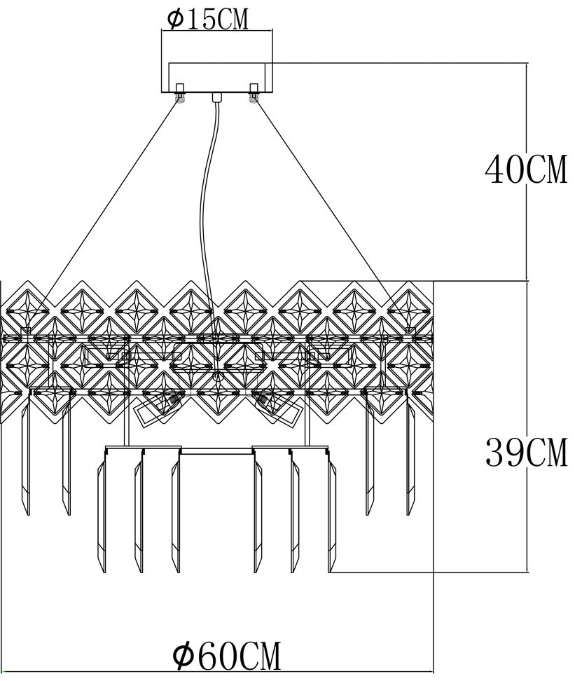 Люстра подвесная Arte Lamp Е14, кол-во ламп: 10 шт купить,NaN