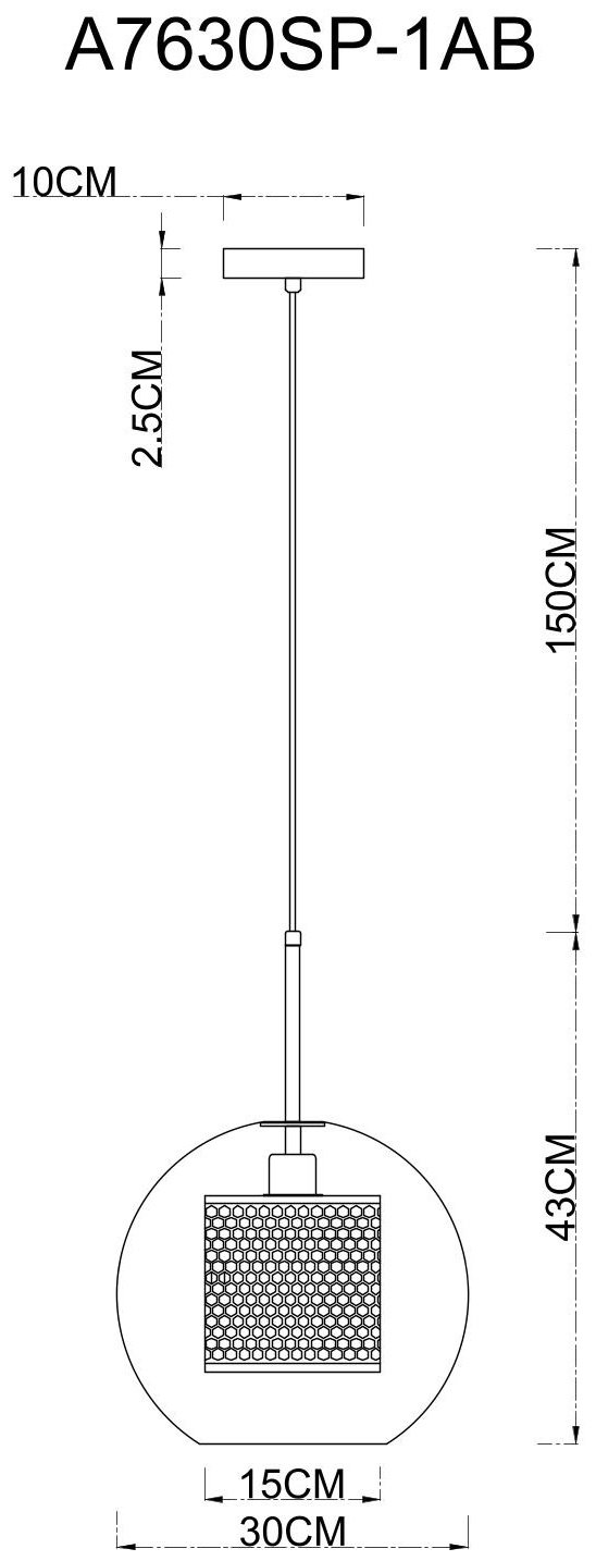 Люстра подвесная Arte Lamp E27, кол-во ламп: 1 шт купить,NaN