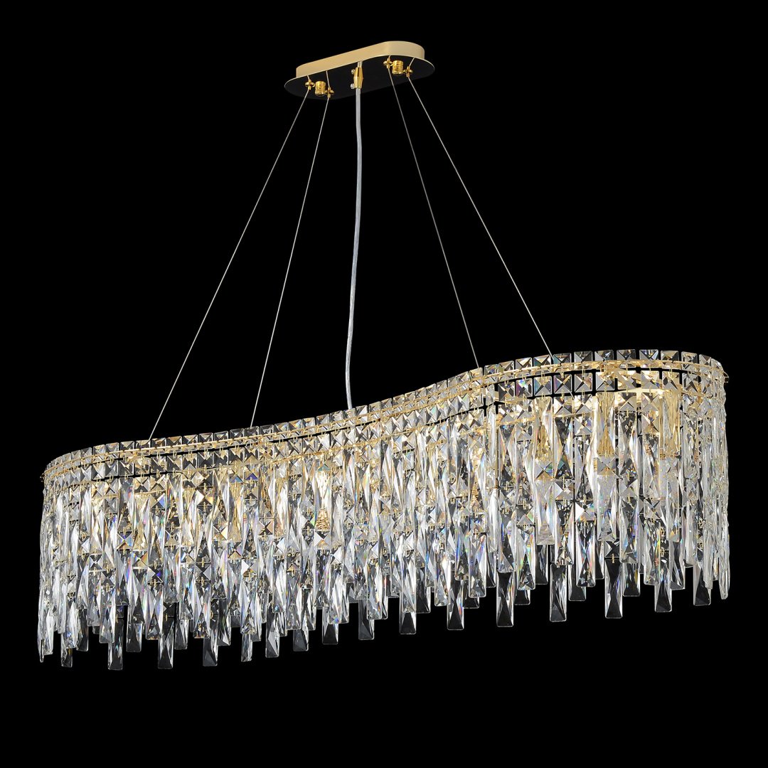 Люстра подвесная Crystal Lux E14, кол-во ламп: 12 шт купить,NaN