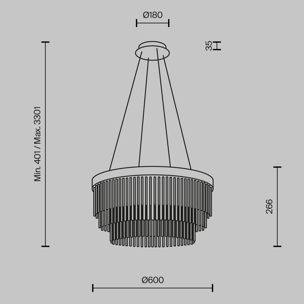 Люстра подвесная Maytoni LED, кол-во ламп: 1 шт купить,NaN