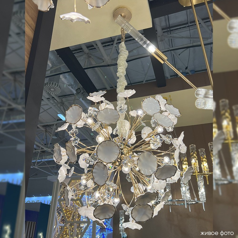 Люстра подвесная Crystal Lux Е14, кол-во ламп: 18 шт купить,NaN