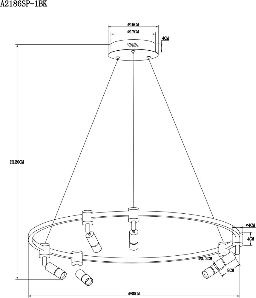 Люстра подвесная Arte Lamp LED, кол-во ламп: 1 шт купить,NaN