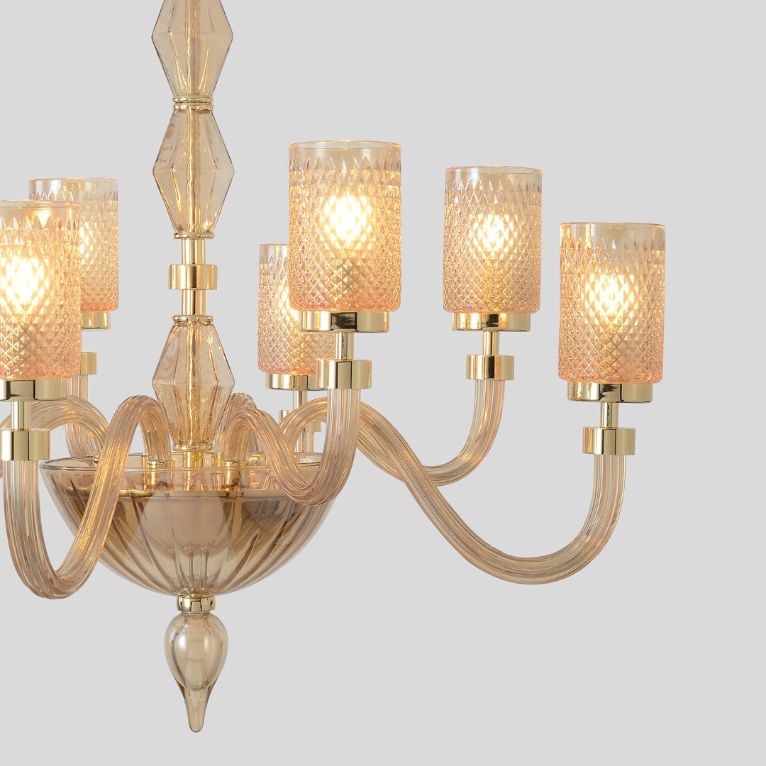 Люстра подвесная Crystal Lux Е14, кол-во ламп: 8 шт купить,NaN