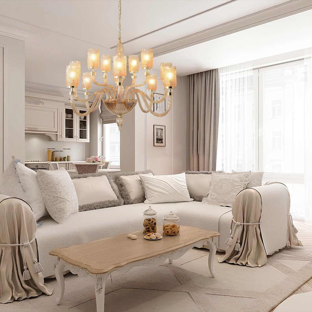 Люстра подвесная Crystal Lux Е14, кол-во ламп: 12 шт купить,NaN