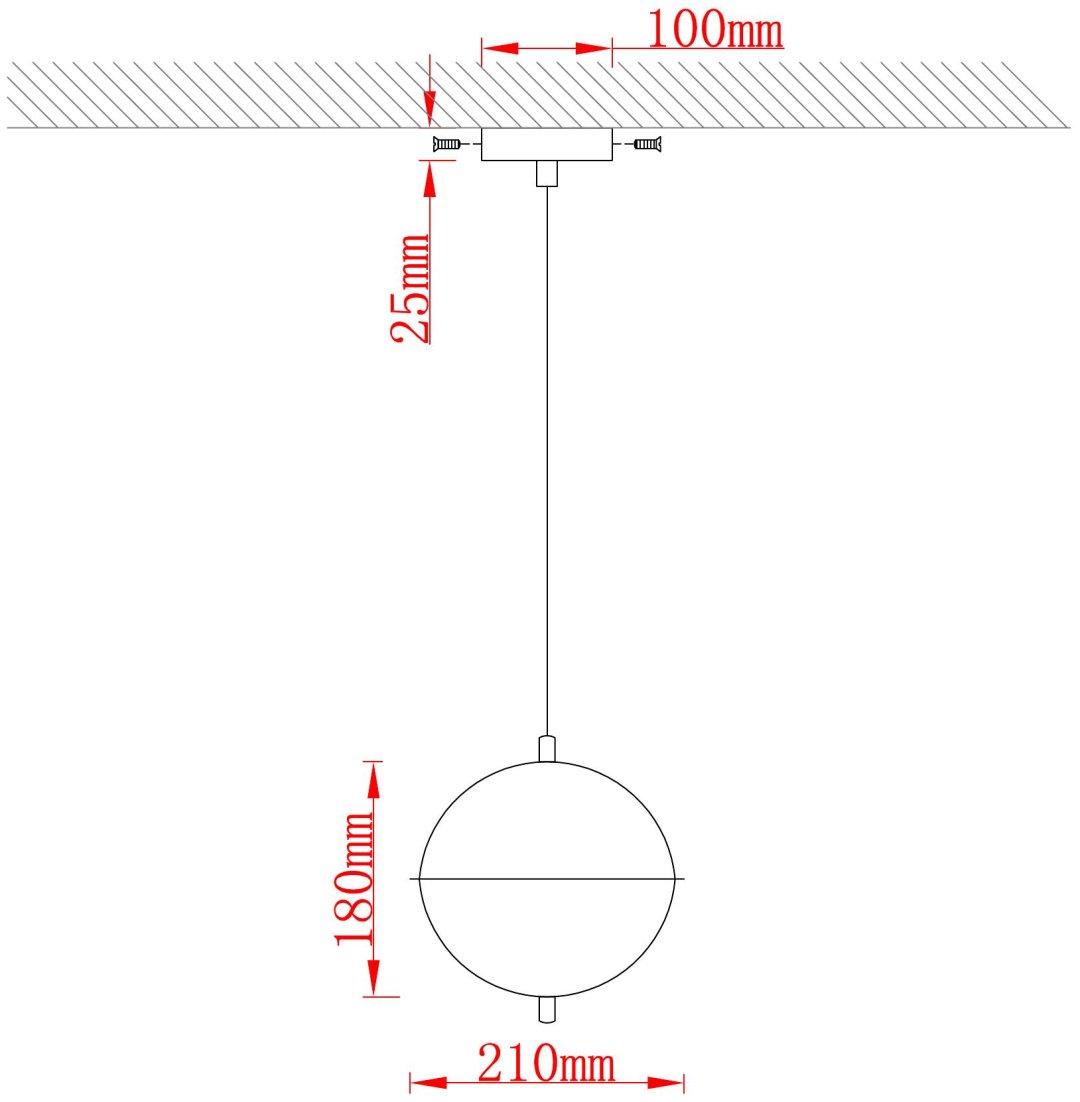 Люстра подвесная Arte Lamp LED, кол-во ламп: 1 шт купить,NaN