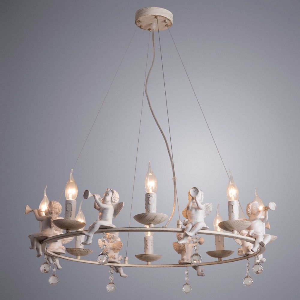 Люстра подвесная Arte Lamp Е14, кол-во ламп: 8 шт купить,NaN
