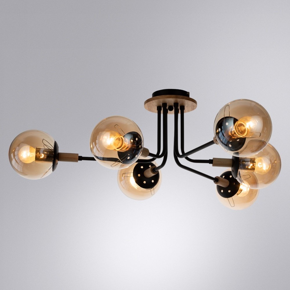 Люстра потолочная Arte Lamp E27, кол-во ламп: 6 шт купить,NaN